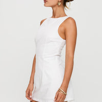 Yumiko Romper White Petite