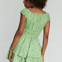 The Love Galore Romper Green Floral