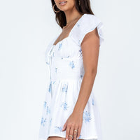 Front Row Romper White