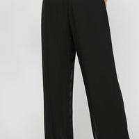 Petite Straight Leg Chiffon Pant