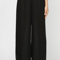 Wide Leg Chiffon Pant with Tulip Hem