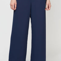 Petite Straight Leg Chiffon Pant