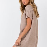 Vixen Romper Taupe