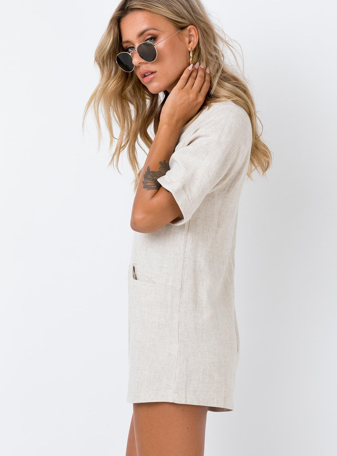 Zara Romper Natural