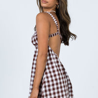 Harlie Romper Brown