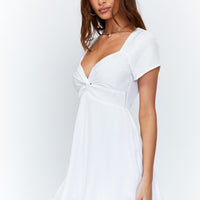 Jolie Romper White