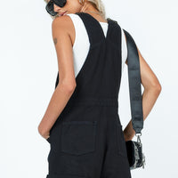 Kacey Short Overalls Black