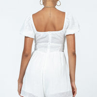 Adelita Romper White