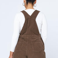 Kacey Short Overalls Brown