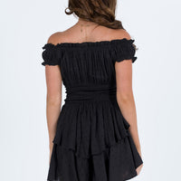 The Love Galore Romper Black Petite