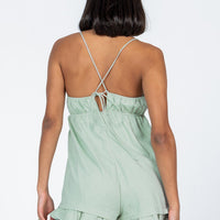 Peyton Romper Green