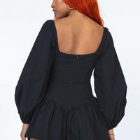 Chari Romper Black