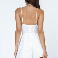 Theon Romper White