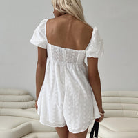 Lorna Romper White Anglaise