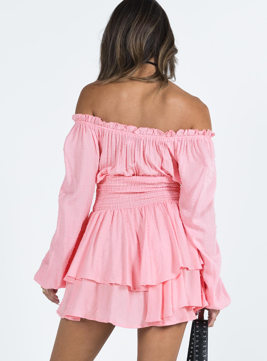 The Love Galore Long Sleeve Romper Baby Pink
