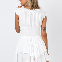 The Love Galore Romper White