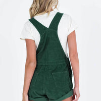 Kacey Short Overalls Khaki Tall