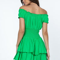The Love Galore Romper Bright Green