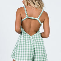 Harlie Romper Green