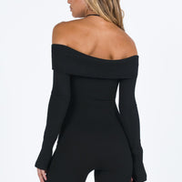 Savani Romper Black