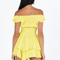 The Love Galore Romper Yellow