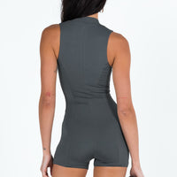 Meijer Zip Up Romper Slate