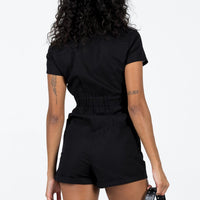 Loretta Romper Black