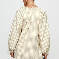 Preacher Playsuit White Check