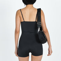 Linden Romper Black