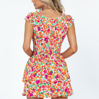 The Love Galore Romper Multi Floral