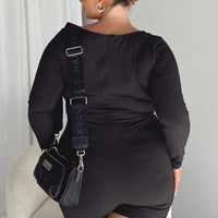 Sara Romper Black Curve