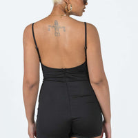 Melanie Romper Black