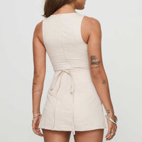Yumiko Romper Cream Petite