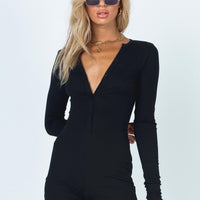 Angel Romper Black