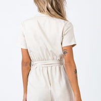 Turin Romper Beige