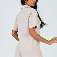 Kegan Romper Beige