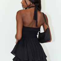 Veronica Romper Black