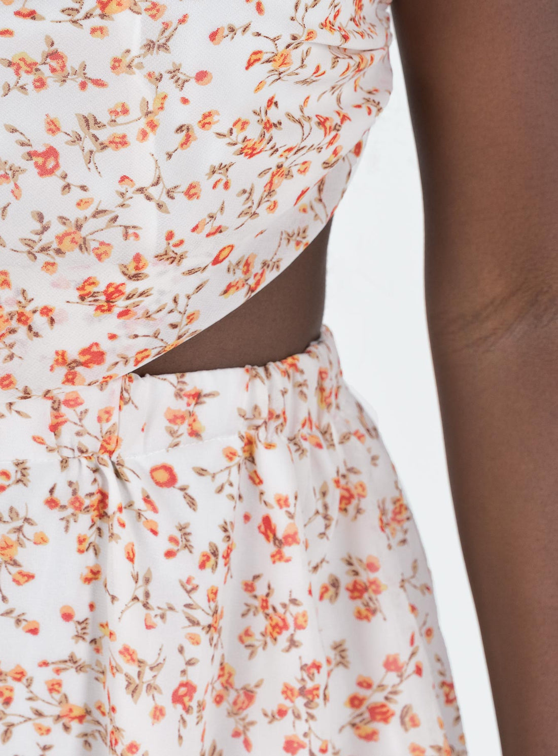 Jessia Romper White Floral