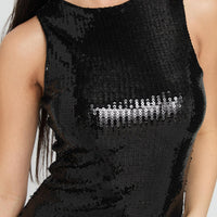Yumiko Romper Black Sparkle