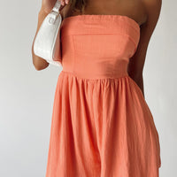 Kehlani Romper Orange