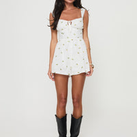 Orsini Romper White
