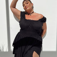 The Love Galore Romper Black Curve