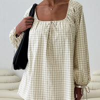 Preacher Playsuit White Check