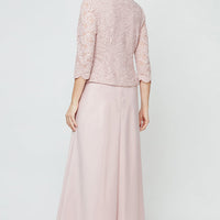 Bethany Glitter Lace Jacket Dress