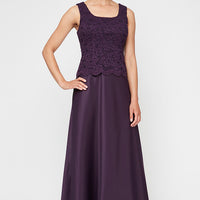 Petite Bethany Glitter Lace Jacket Dress