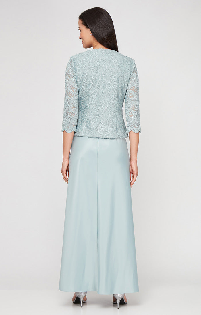 Plus Bethany Glitter Lace Jacket Dress