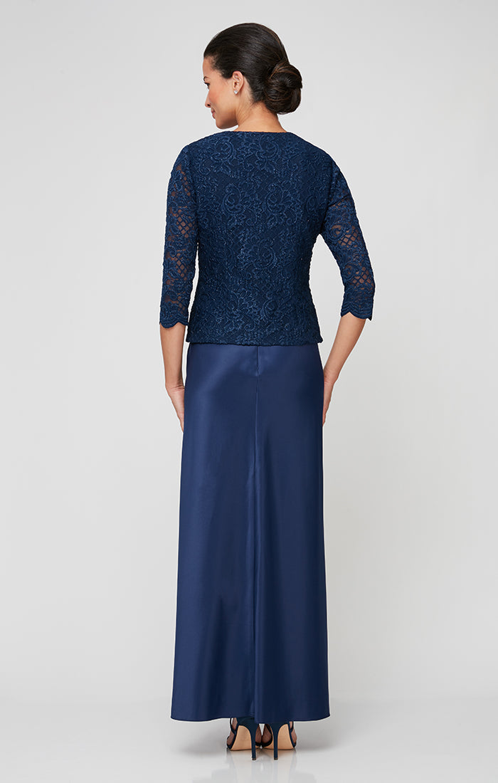 Bethany Glitter Lace Jacket Dress