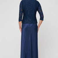 Bethany Glitter Lace Jacket Dress