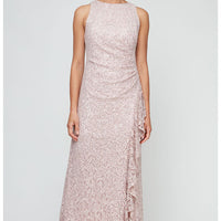 Elaine Sleeveless Lace Gown