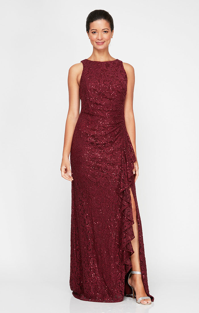 Regular - Elaine Sleeveless Lace Gown